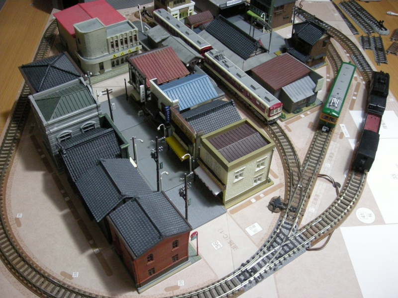 ガラスケース無昭和の 鉄道模型 をつくる 完成品 #鉄道模型 #昭和 